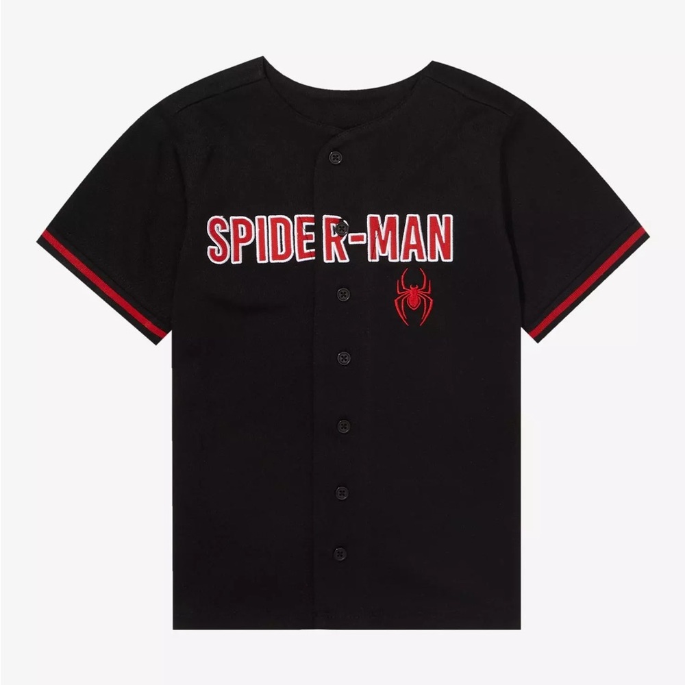 Marvel Spider-Man Miles Morales Toddler Baseball Jersey - BoxLunch Exclusive